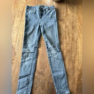 Hudson Kids Girls Skinny Jeans Gray Wash Size 8